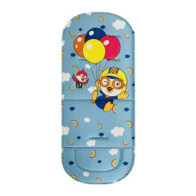 (Canard bleu) Coussin de siège de poussette pour bébé Simple couleur unie tapis de poussette pour nouveau-né