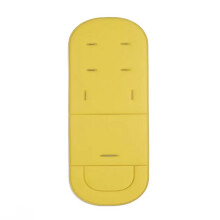 (Jaune) Coussin de siège de poussette pour bébé Poussette pour enfants Chariot de voiture Chaise haute