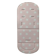 Coussin d'impression de dessin animé (étoile rose), coussin de voiture pour bébé, doux et respirant,