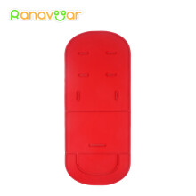 (rouge) Fation confortable bébé poussette Pad quatre saisons général doux siège coussin enfant chariot