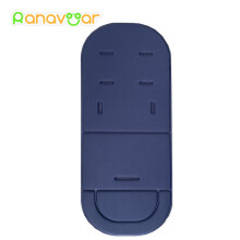(bleu marine) Fation confortable bébé poussette Pad quatre saisons général doux siège coussin enfant