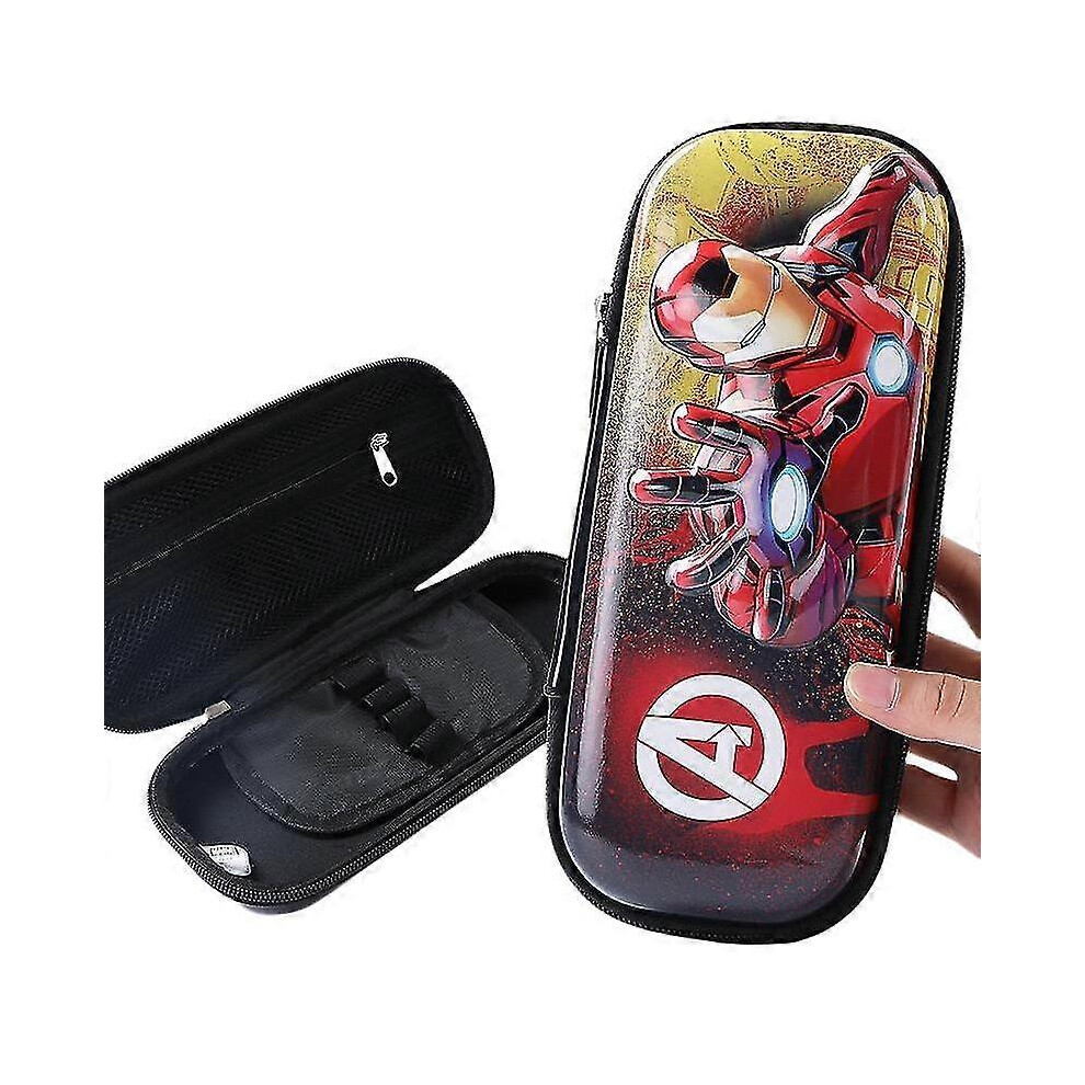 Konhill (As Show, One Size) Veeki Game Cartoon Pencil Case Large Capacity Pen Case Student Pen Box Stationery Bag Multifunctional Stationery Box Suitable For