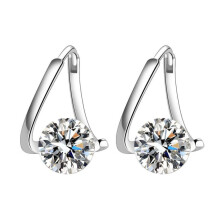 (Argent) pour la perte de poids boucles d'oreilles de magnétothérapie lymphatique Drainage lymphatique oreille Stud pour