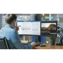 Philips 6000 series 45B1U6900C/00 LED display 113 cm (44.5") 5120 x 1440 pixels UltraWide Dual Quad HD Black