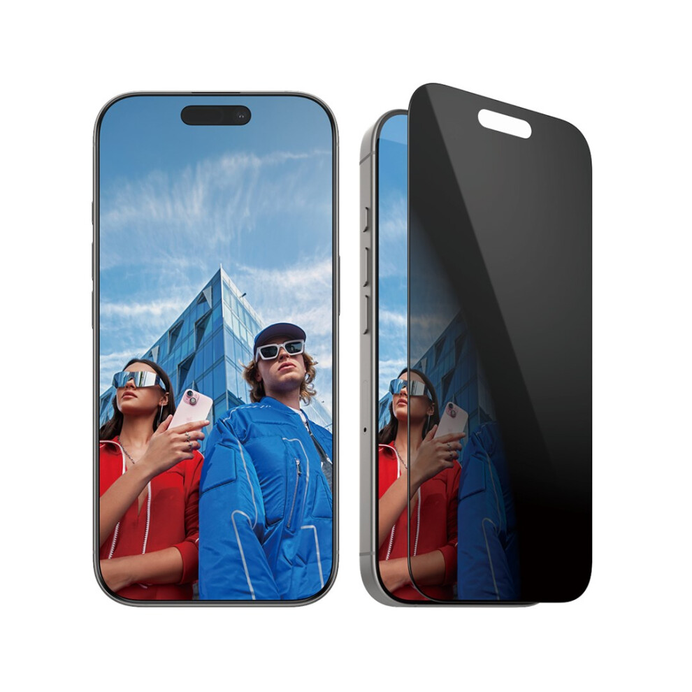 Panzerglass Schwarz Schutzfolie Privacy Ultra-Wide Fit Easyaligner Für Apple Iphone 16 Pro, Gehärtetes Glas, Full Glue - Bild 11