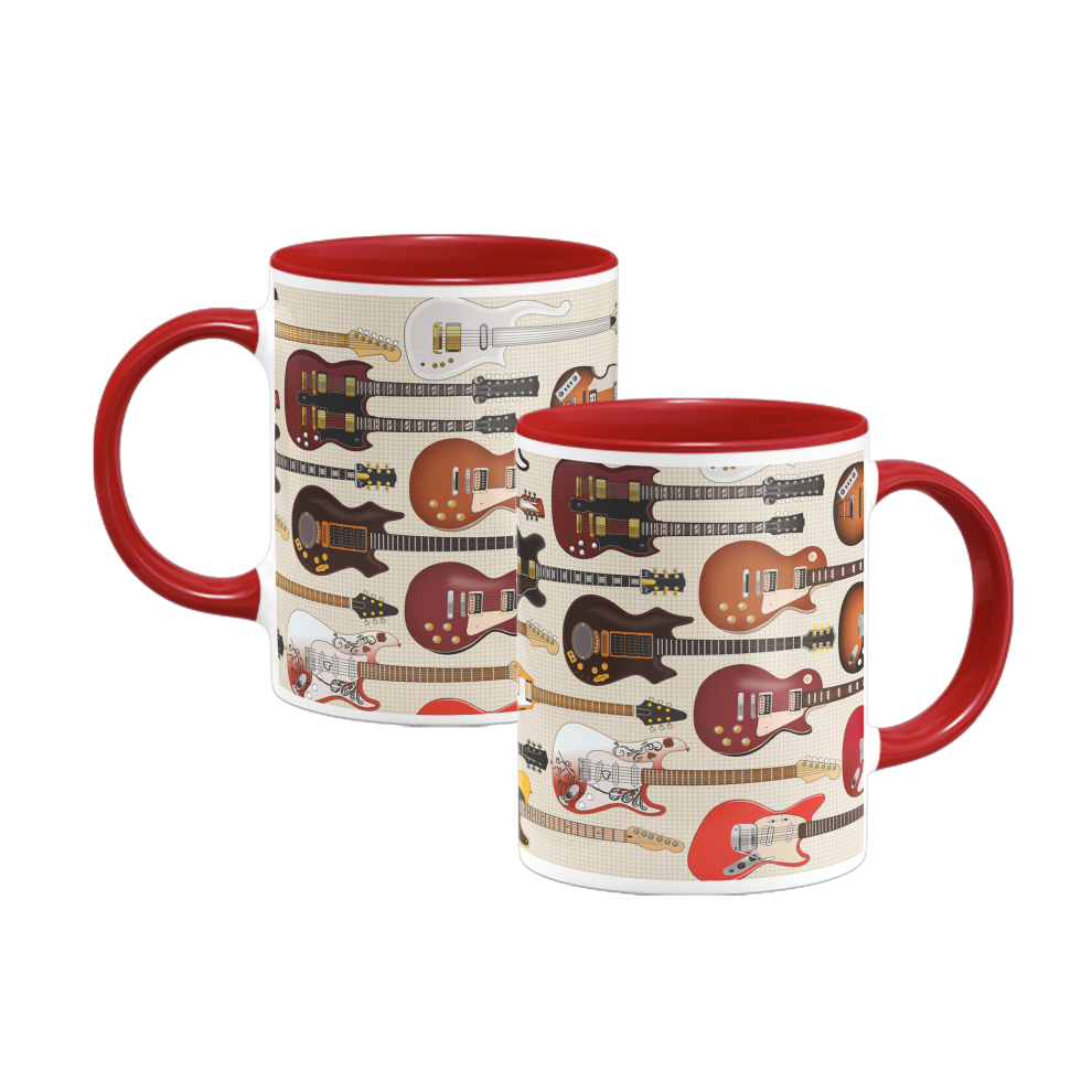 Coach House Outfitters Guitars Mug 11Oz