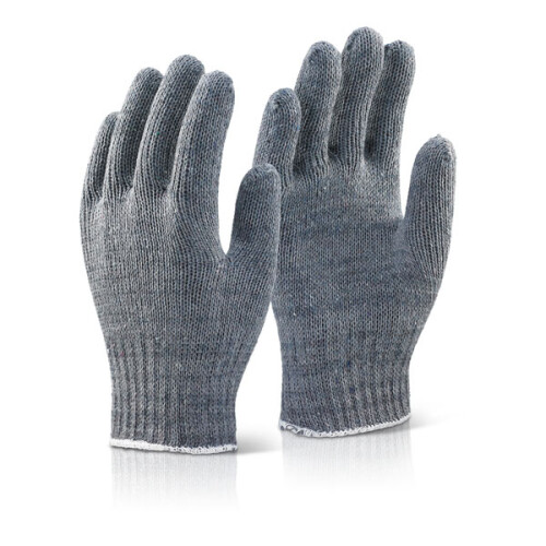 Click - MIXED FIBRE GLOVES GREY - Grey