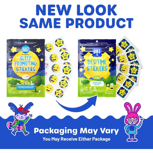 NATPAT BuzzPatch Sleepy Patch Stickers for Kids and Adults (24 Pack) 2