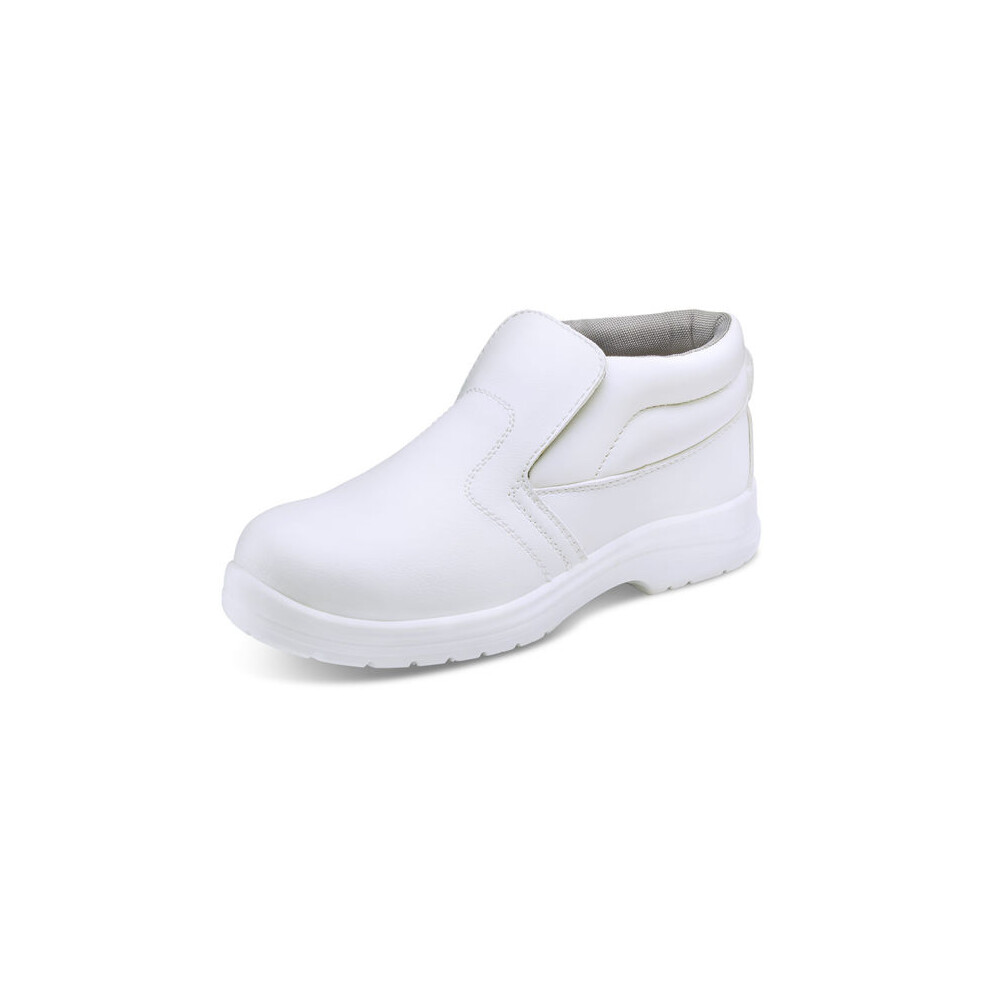 Beeswift - Micro Fibre Safety Work Boot All Sizes - White 5030566180545