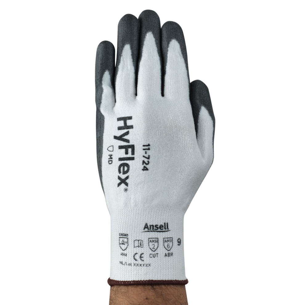 Photos - Safety Equipment Ansell   HYFLEX 11-724 GLOVE SZ 06 (XS)  