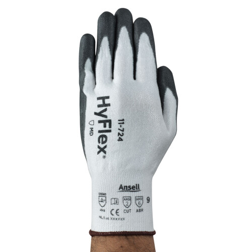 ANSELL HYFLEX 11-724 GLOVE WHITE XL