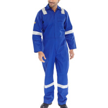 BEESWIFT NORDIC DESIGN FIRE RETARDANT BOILERSUIT ROYAL BLUE 48