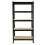Ράφια Monster Racking T-Rax Heavy Duty, Μαύρα, Π 75 cm, Β 30 cm, Σετ 2 τεμαχίων 2