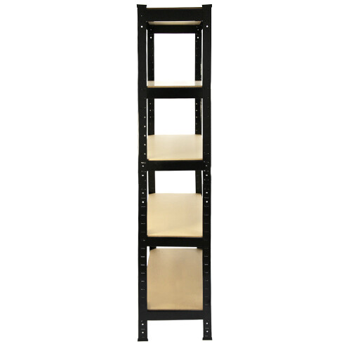 Ράφια Monster Racking T-Rax Heavy Duty, Μαύρα, Π 75 cm, Β 30 cm, Σετ 2 τεμαχίων 2