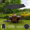 Grijs 3m LED Zweefparasol met Voet 5