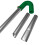 Gutter Vacuum Pole Kit Long Reach Drain Pipe Sucker Hoover Cleaning System 24ft 5