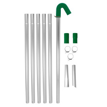 Gutter Vacuum Pole Kit Long Reach Drain Pipe Sucker Hoover Cleaning System 24ft