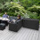 Rattan Kissenbox - Schwarz 9