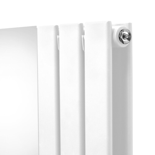 Flat speilradiator - 1800 mm x 565 mm - hvit 1
