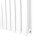 Ovale Kolomradiator - 600mm x 1440mm - Wit 9