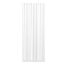 Oval Röhrenheizkörper - 1600mm x 600mm - Weiß