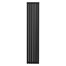 Radiador De Columna Ovalada Vertical Negro 180cm x 36cm