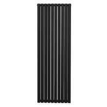 Radiador De Columna Ovalada Vertical Negro 180cm x 60cm