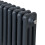 Traditional 3 Column Radiator - 600 x 832 mm - Anthracite 7