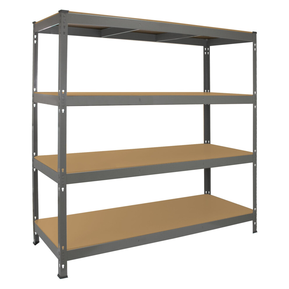 Garage Racking Heavy Duty Shelving 4 Tier Unit Boltless Steel Bay Metal Shelves