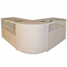 Einzelhandel Theken Shop Brillant Vitrine Glas Schaukasten Regale Lagerung Leo