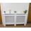 Kryt radiátoru MDF bílý 1720 mm 4
