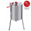 Handmatige Honing Extractor 4 frames Roestvrij staal Honingraat Spinner Tool 2