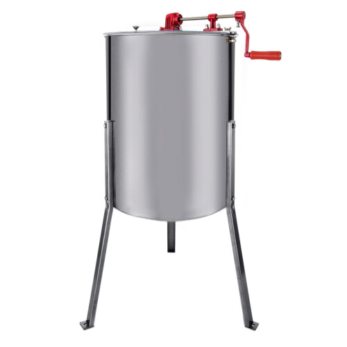 Handmatige Honing Extractor 4 frames Roestvrij staal Honingraat Spinner Tool