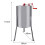 Handmatige Honing Extractor 4 frames Roestvrij staal Honingraat Spinner Tool 7