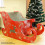 Weihnachtlicher Dekoschlitten MDF 8