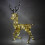 LED beleuchteter Hirsch 1