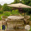 Zweefparasol 3m met LED verlichting - Beige 8