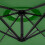 Zweefparasol 3m met LED verlichting - Groen 3