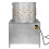 Pluimveeplukker Machine Kip Vogel Plukker 60cm Roestvrij Staal 6