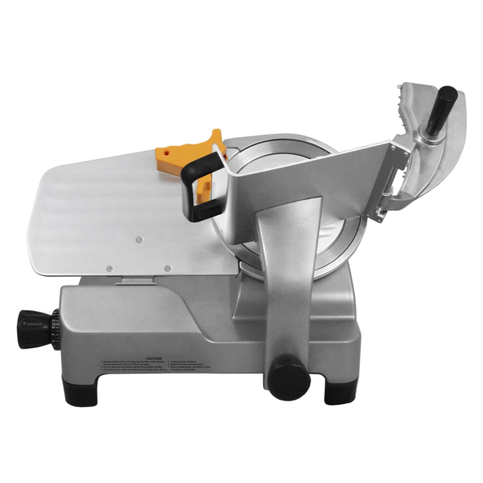 Electric Meat Food Slicer 10" Cutters Bread Vegetables Stainless Steel Machine