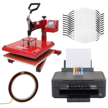Sublimation Gesichtsmasken Blank 10 Erwachsene Swing Heat Press Design Transfer Drucker