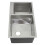 KuKoo dobbelt vask i rustfrit stål 2