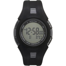 Acctim 'Alarme' Radio Controlled Watch Black Digital Sports Watch 60297
