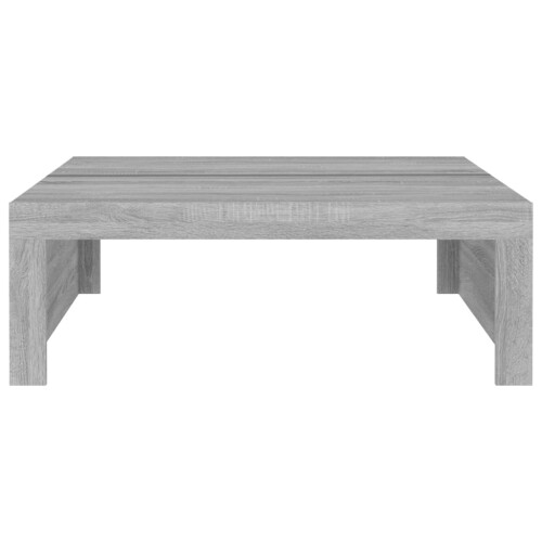 VidaXL Coffee Table Grey Sonoma 100x100x35 cm Engineered Wood 2