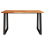 VidaXL vidaXL Dining Table with Live Edge 140x80x75 cm Solid Wood Acacia 4