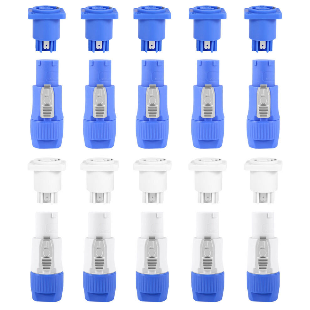 Lot de 10 adaptateurs de panneau de prise de châssis de type A NAC3FCA+NAC3MPA-1