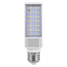 Vit växt akvarium 7W odlingslampa LED-tank fisk koralllampa E27-lampa