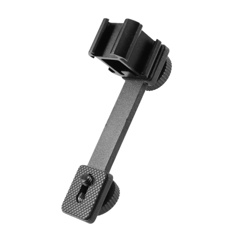 Triple Cold Shoe Mount Universal Extension Bracket Holder Adapter 2