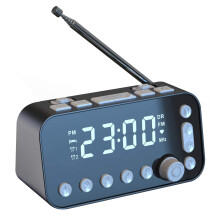Bedside /FM Radio Digital LED Clock Large Sn Dual Alarm Clock