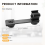 Triple Cold Shoe Mount Universal Extension Bracket Holder Adapter 7